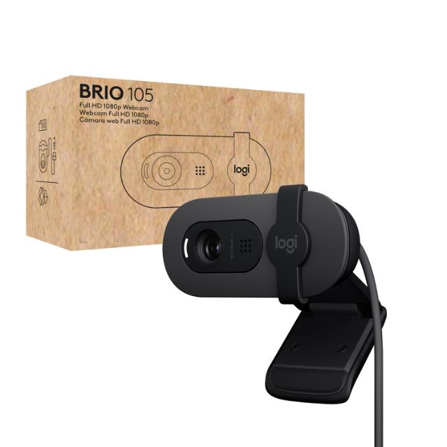 Logitech Webcam BRIO 105 Graphite