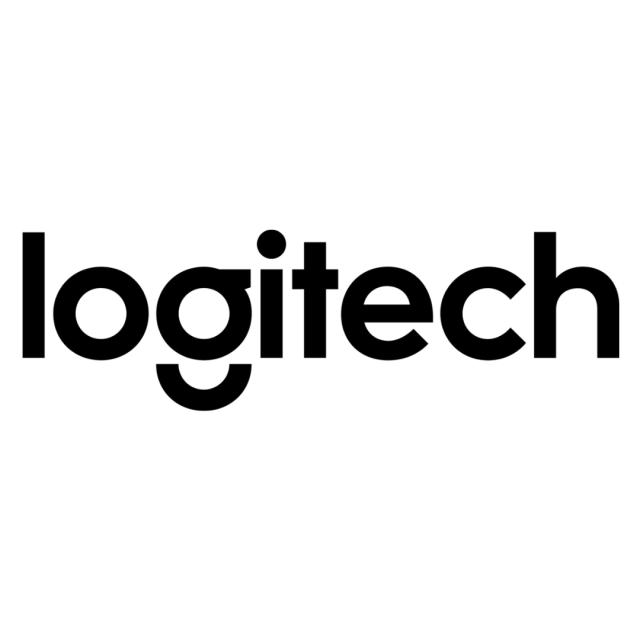 Logitech logo, se vores udvalg af Logitech produkter på vores webshop